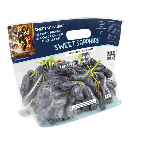 Introducing Sweet Sapphire® Black Grapes Perfection Fresh Australia.